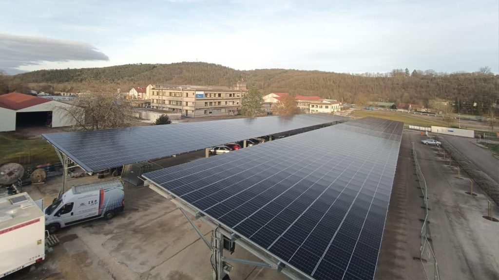 Ombrières photovoltaïques