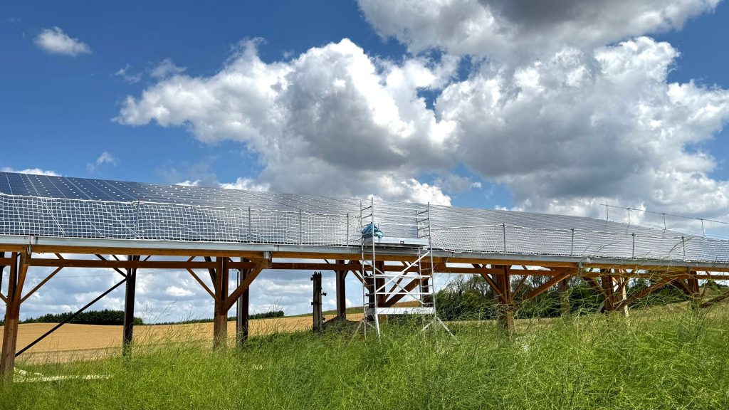 Hangar agricole solaire chez M. Rocou