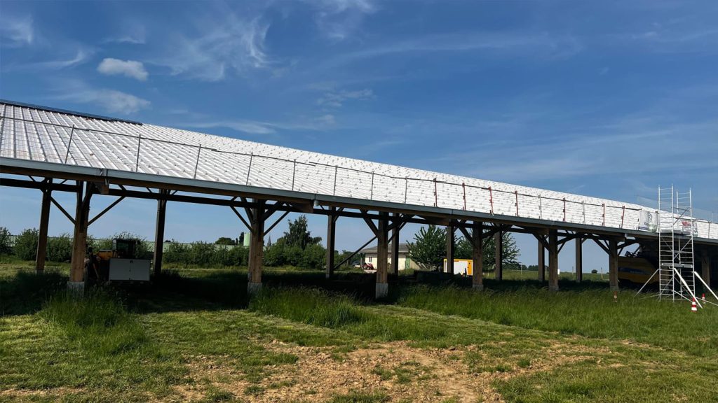 Hangar agricole solaire chez M. GRANDPADOR